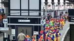 Los hinchas del Hartlepool acabaron el curso ¡de payasos!