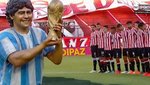 'La Cuna de Dios': el emotivo homenaje de Argentinos a Maradona