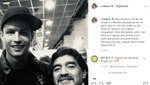 Cristiano se despidió de su amigo Maradona: