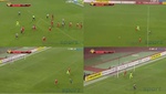 Cuando un compañero te fastidia el gol más fácil de tu carrera