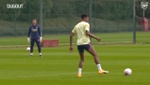 VÍDEO: el primer entrenamiento de Auba tras renovar