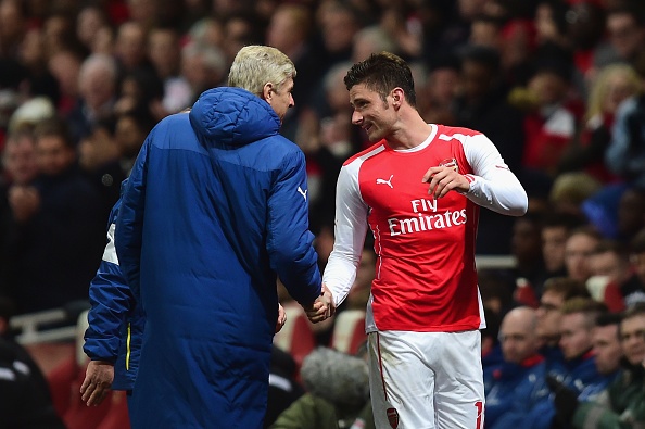 Pin Le buteur international des Bleus Olivier Giroud avec Arsène Wenger. Goal Whatsapp Twitter Facebook Commentaires 0