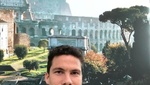 Hernanes se despidió de Italia visitando el Coliseo de Roma
