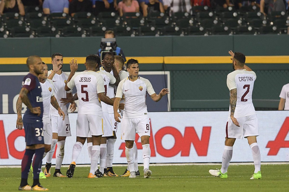Moreno debuta con la Roma en amistoso contra PSG