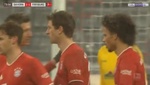 Müller reapareció a tiempo: remate al palo y el Bayern respira