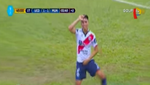 Quiso celebrar un gol como Griezmann y fue amonestado