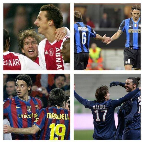 Zlatan Ibrahimovic and Maxwell