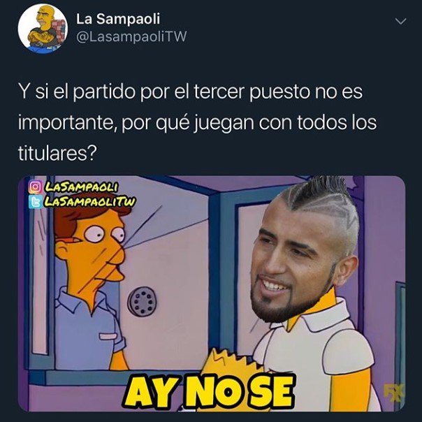 Los Mejores Memes Del Argentina Chile Besoccer