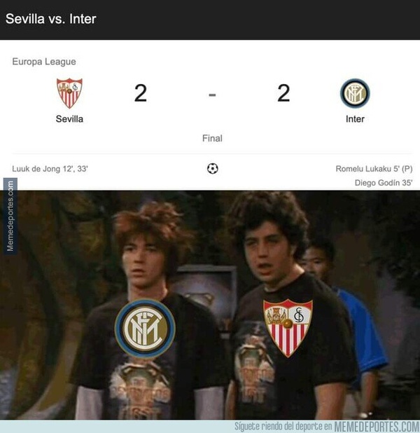Los Mejores Memes De La Final Entre Sevilla E Inter Besoccer