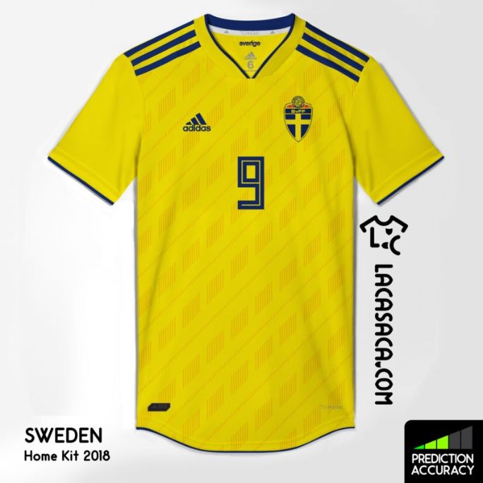 Camisetas Mundial 2018 Posible-camiseta-local-de-suecia-para-rusia-2018--lacasaca