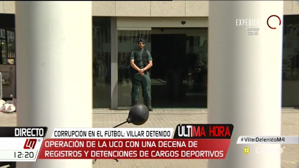 Arrestan a presidente de Federación Española de Fútbol