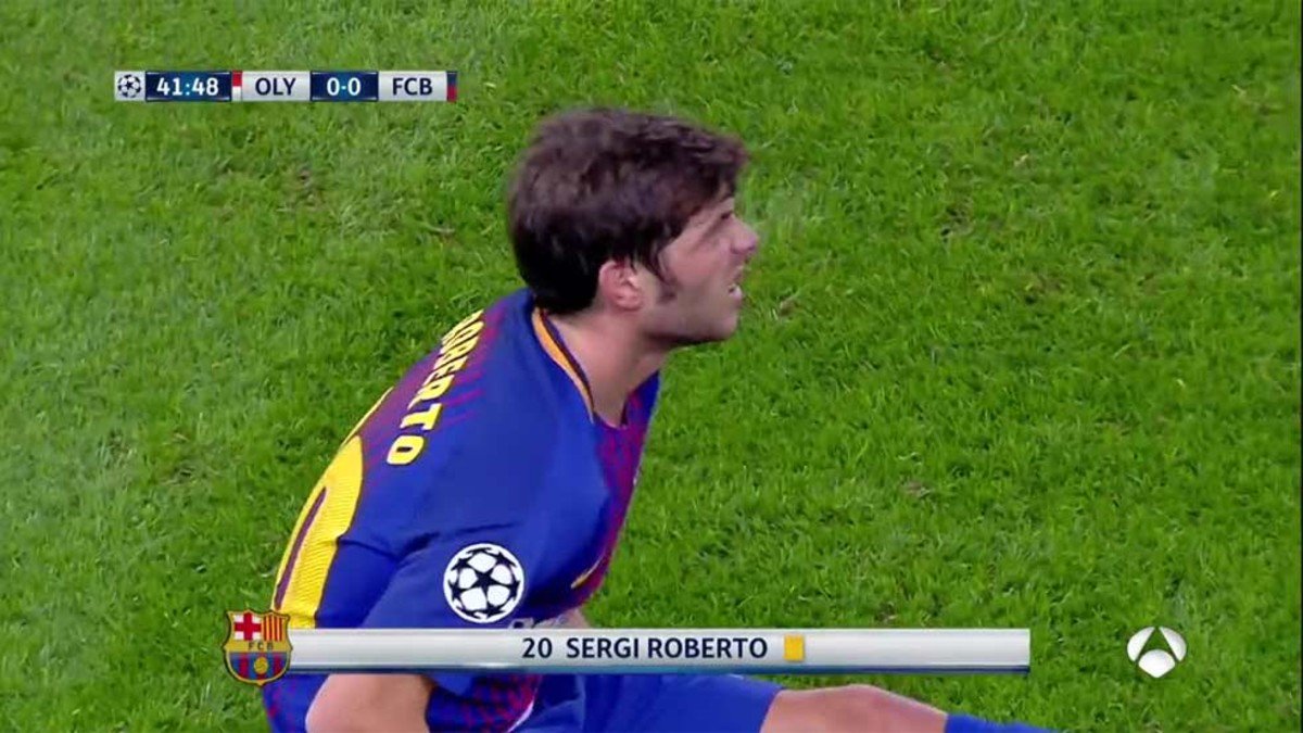 ¡El hospital del Barcelona!, el defensor Sergi Roberto baja por cinco semanas