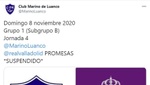 El Valladolid Promesas logra aplazar su partido con el Marino de Luanco