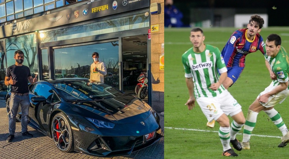 Trincao Rewards Himself With Lamborghini Huracan Evo After First Barca Goal