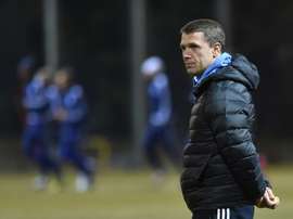 Rebrov amargó en su día al Barcelona con el Dinamo de Kiev. AFP