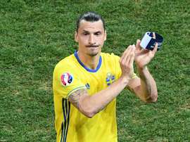Ibrahimovic jugó su último partido con Suecia en la Eurocopa 2016. AFP