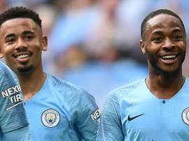 Sterling se mostró emocionado tras el título. AFP