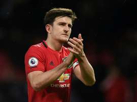 Maguire es el nuevo primer capitán del United. AFP