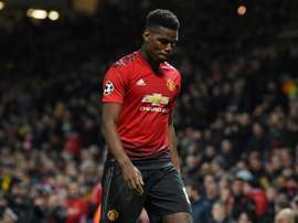 Pogba pidió perdón por su expulsión. AFP