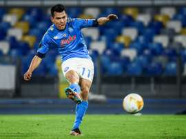 Gattuso, encantado con Hirving Lozano. AFP