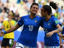 La pegada italiana, la solidez china. AFP