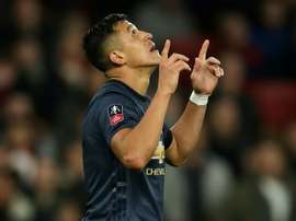 Alexis no ha cuajado en Old Trafford. AFP