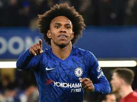 Willian, a un paso del Arsenal. AFP/Archivo