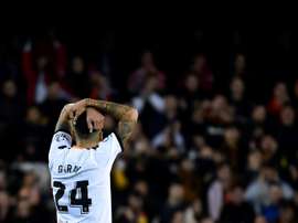 El Valencia suspendió sus entrenamientos. EFE