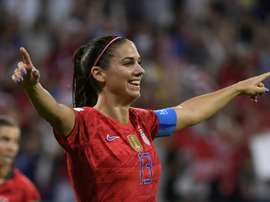 Alex Morgan es la jugadora mejor pagada del planeta. AFP