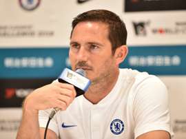 Frank Lampard habló de nuevo de Hudson-Odoi. AFP