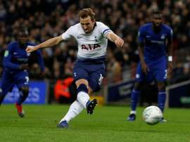 Kane proved to be the match winner once again for Tottenham. AFP