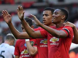 Solskjaer heureux des performances de Martial et Greenwood. AFP