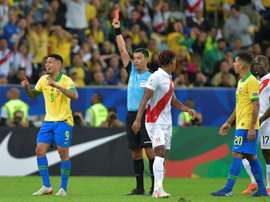 Jesus was in the thick of the action in Brazil's Copa America triumph. AFP