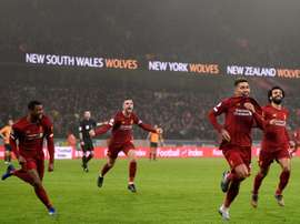 El Liverpool, el rey del último arreón. AFP