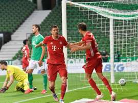 El Bayern consiguió la victoria definitiva para ser campeón. AFP
