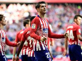 El Atlético, más que un partido ante el Athletic. AFP