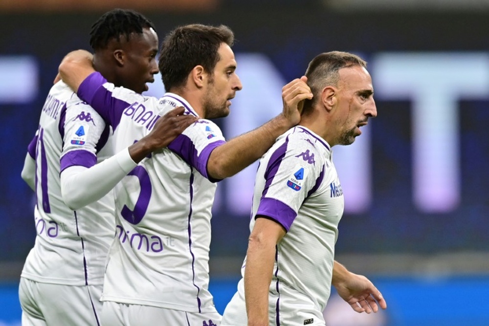Le formazioni ufficiali di Roma-Fiorentina. AFP