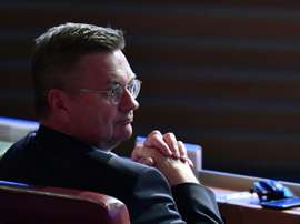 Dimisión de Reinhard Grindel. AFP