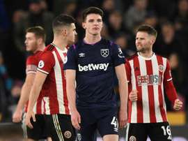 Declan Rice suena para reforzar al Chelsea. AFP/Archivo