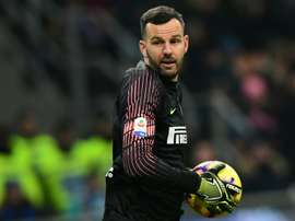 Handanovic acaba contrato en 2022. AFP