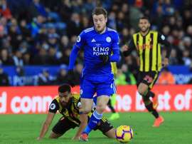 Vardy has returned to full training. aFP