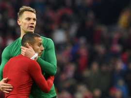 También Flick habló del futuro de Thiago. AFP