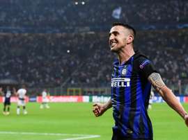 El Everton pone 14 millones sobre la mesa por Vecino. AFP