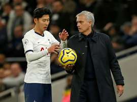 Mourinho puso a Son al nivel de Ronaldo. AFP