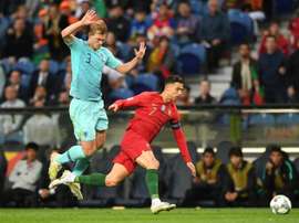 De Ligt a expliqué les raisons de son admiration pour Ronaldo. AFP