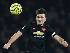Maguire sufre un desgarro en la zona de la cadera. AFP