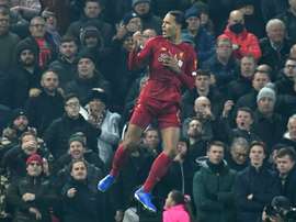 El Liverpool gana el United. AFP