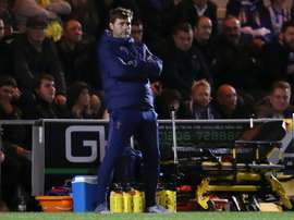 Pochettino, solo ante el peligro en el Tottenham. AFP