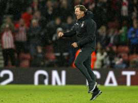 Hasenhuttl apologised for failing to shake the hand of his opposing coach after the match. AFP