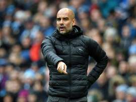 Rodgers es uno de los candidatos para heredar el trono de Pep cuando se marche del City. AFP